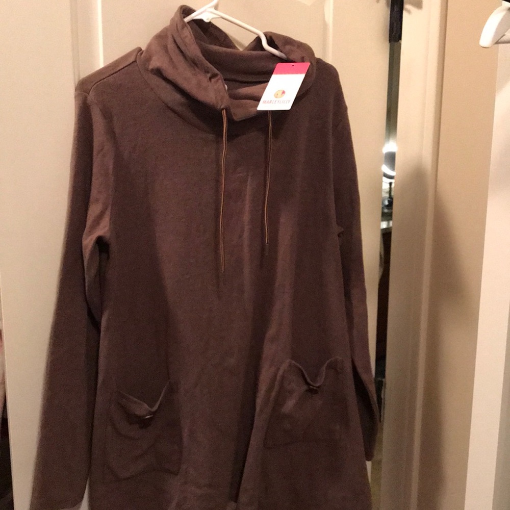 NWT Marleylilly Brown Cheyenne Tunic